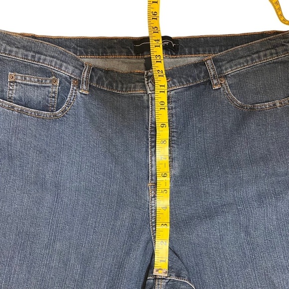 Venezia Jeans Size 20 Tall High Rise Medium Wash Blue Denim Stretch Plus Size - Picture 13 of 15